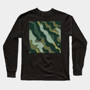 Camouflage Army Pattern, a perfect gift for all soldiers, asg and paintball fans! #18 Long Sleeve T-Shirt